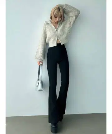 EMODA 스트레치 리브 팬츠