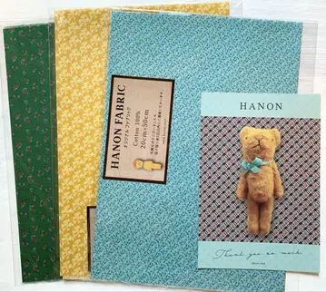 HANON 원단 3장 세트 + 카드 브라이스 체리짱 리카짱