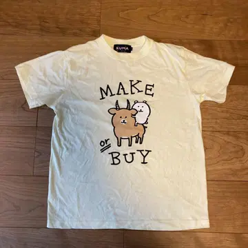 나가노의 곰 KUMA 티셔츠 S 사이즈 MAKE or BUY