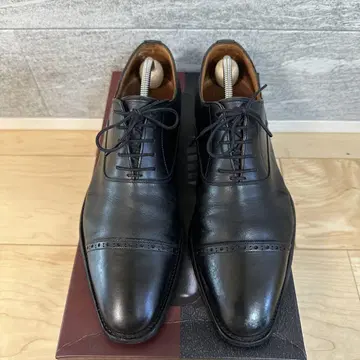 스카치 그레인 스트레이트 팁 25cm 블랙