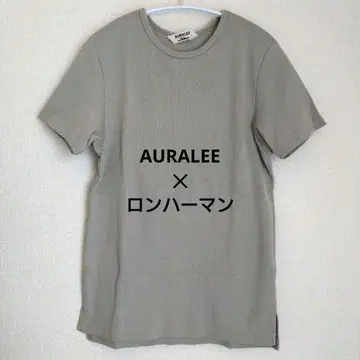 AURALEE Ron Herman 별주 오라리 티셔츠 리브 니트 일본제