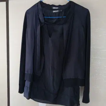 DKNY 블랙 긴팔 가디건 세트