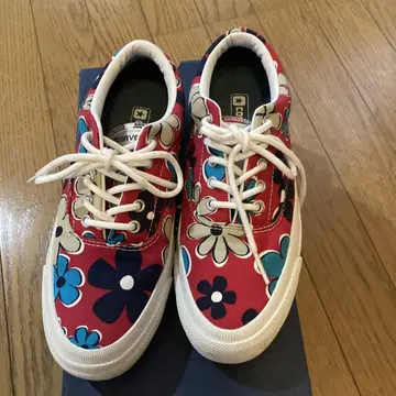 CONVERSE 꽃무늬 스니커즈 빨간색