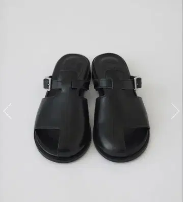 림아크 Thumb leather flat sandal 블랙 38