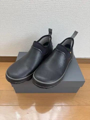 레인 슈즈 레인 부츠 남성용 블랙 25cm 장마