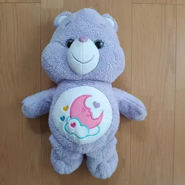 케어 베어 큰 봉제 인형 보라색 퍼플