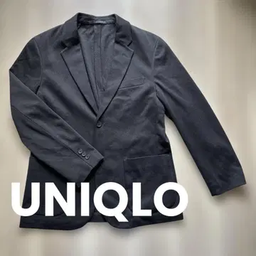 유니클로 컴포트 2B 자켓 블랙