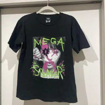 LiSA MEGASPEAKER 티셔츠 블랙