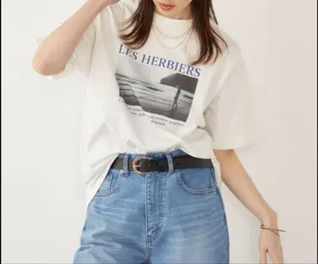 새상품 SHIPS Colors 접촉 냉감 UV 차단 사진 티셔츠