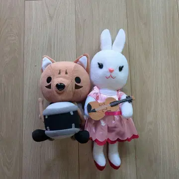 주라시안 브라스 줄 토끼 퍼커션 늑대 봉제 인형 에이미