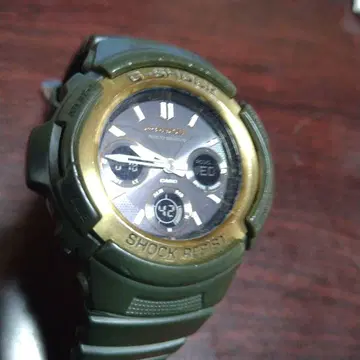 G-SHOCK 올리브 그린 전파 솔라 (MULTIBAND6) 작동 상품