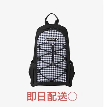 aeae 체크 무늬 백팩 백팩