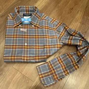 KAMAKURA SHIRTS 가마쿠라 셔츠 코튼 플란넬 셔츠 체크 무늬