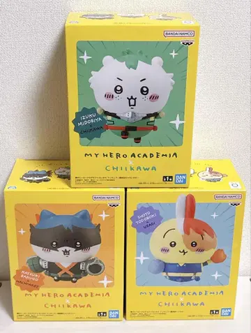 치이카와 히로아카 콜라보 피규어 3개 세트