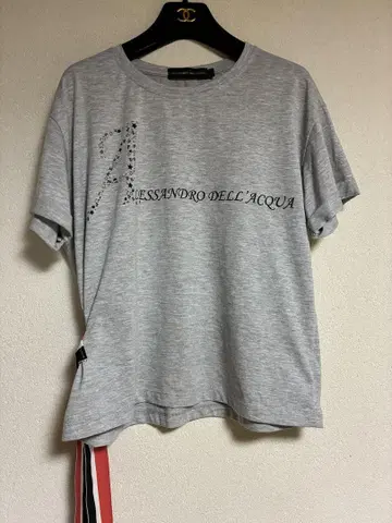 ALESSANDRO DELL'ACQUA 그레이 티셔츠