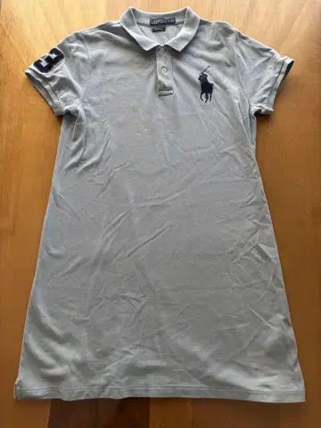 Ralph Lauren 라이트 블루 폴로 셔츠 원피스 3