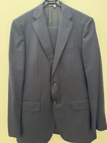 그린 라벨 남성용 수트 새상품급 고급 greenlabel 네이비