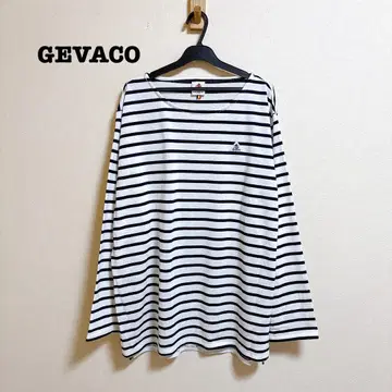 GEVACO 긴팔 티셔츠 보더