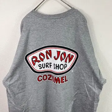 미국 구제 의류 00s RON JON 티셔츠 그레이 서핑 샵 서핑 스타일