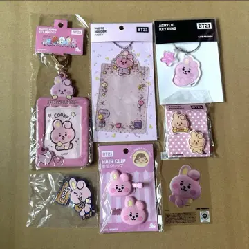 BTS BTS COOKY 사진 홀더 앞머리 클립 핀 배지 아크릴
