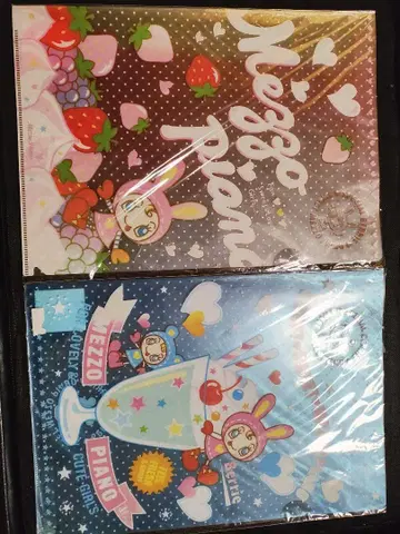 Mezzo Piano 헤이세이 레트로 디저트 클리어 파일 2장 세트