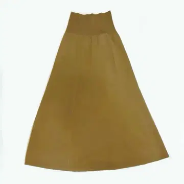 플레어 스커트 브라운 S 사이즈 롱