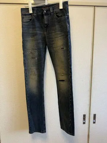 누디진 W27 데미지 데님
