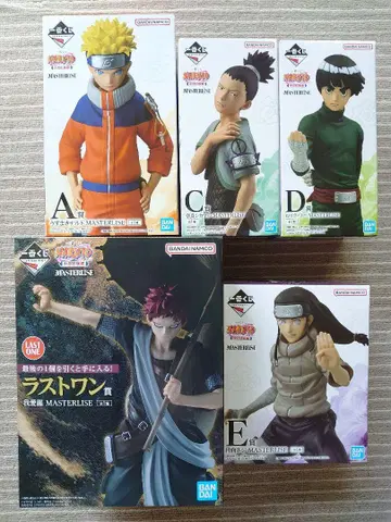 제일복권 NARUTO 중닌 시험편 A상 C상 D상 E상 라스트원상 세트