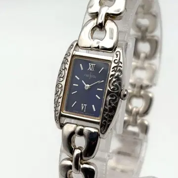 세이코 CRESTA SILVER 925 쿼츠 실버 견고한 손목시계