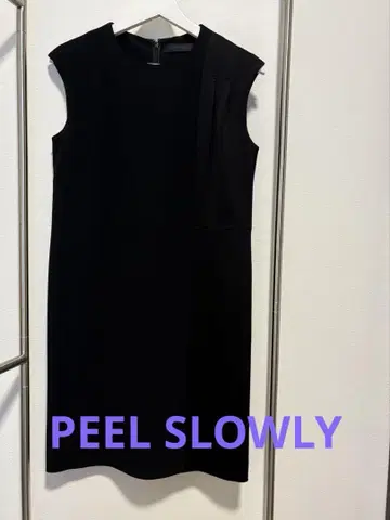 YOU 씨 PeelSlowly 블랙 리틀 드레스 38