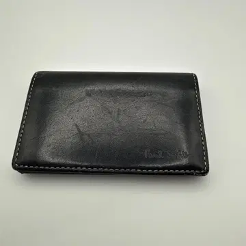 중고 폴스미스 블랙 가죽 명함지갑