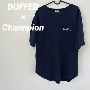 DUFFER Channpion 콜라보 티셔츠 네이비