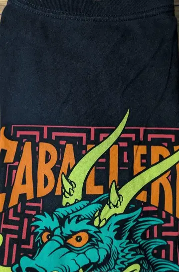 파웰 CABALLEROS 드래곤 티셔츠