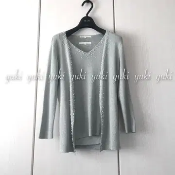 ANAYI 실크 가디건 앙상블