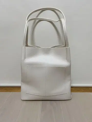 flower 화이트 토트백