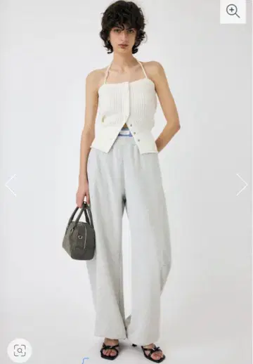 moussy 커브 라인 스웨트 팬츠