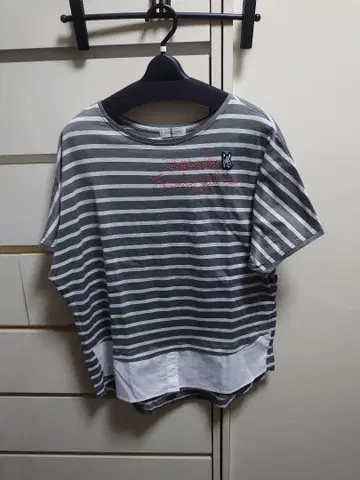 miss ed Collection 스트라이프 반팔 티셔츠
