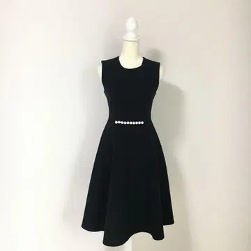 새상품급 YOKO CHAN 요코짱 허리 펄 원피스