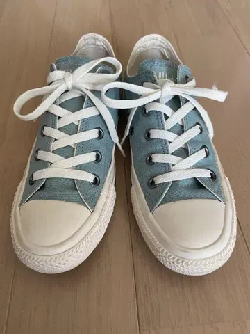컨버스 ALL STAR 스카이블루 로우 컷 스니커즈 23cm