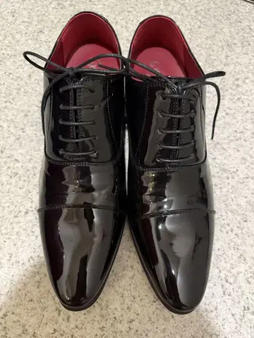 결혼식 에나멜 드레스 신발 28cm