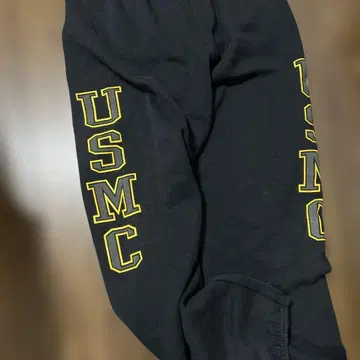 USMC 블랙 스웨트 팬츠 구제 의류