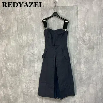 REDYAZEL 프론트 슬릿 플리츠 스커트 레이어드 원피스 M