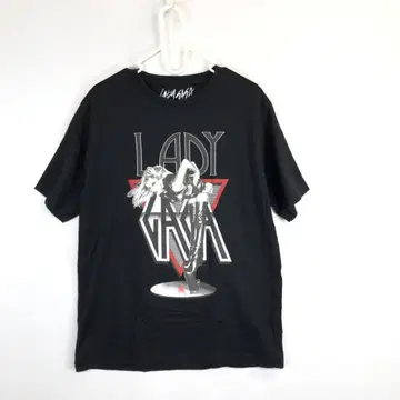 레이디 가가 Lady Gaga 반팔 티셔츠 블랙 LL 사이즈