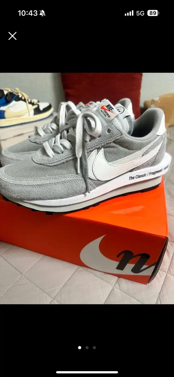 Sacai Fragment LD Waffle Gray (Size 265)
