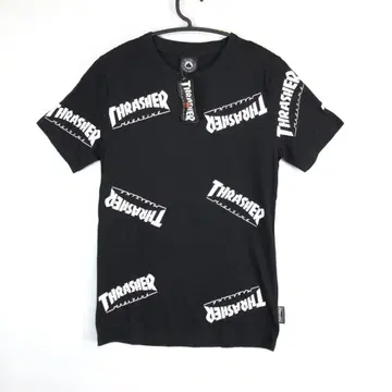 택 포함 THRASHER 트레셔 반팔 티셔츠 블랙 M 사이즈