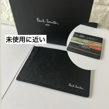 폴스미스 폴스미스 가죽 명함지갑 블랙