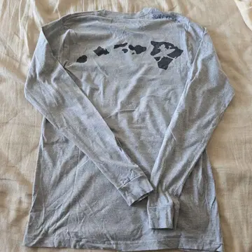 Hurley/ Surf-N-Sea 콜라보 티셔츠 그레이 S 롱 T
