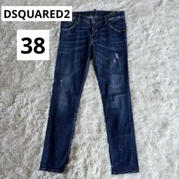 DSQUARED2 데미지 가공 스키니 데님 팬츠 스트레치