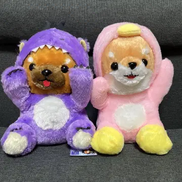 콩 세 형제 봉제 인형 2개 세트
