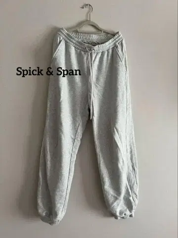 Ubyspick&span 스웨트 팬츠 그레이